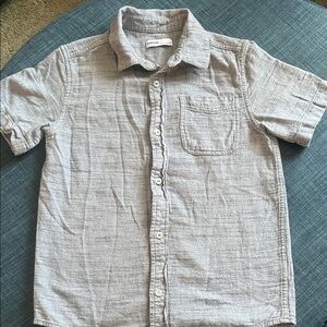 Sonoma Boy’s Gray Buttin down short sleeve shirt.